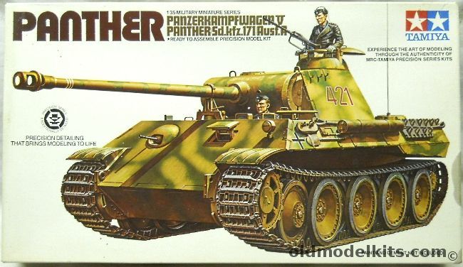 Tamiya 1/35 Sd.Kfz.171 Ausf. A Panther V Tank, MM-165A plastic model kit